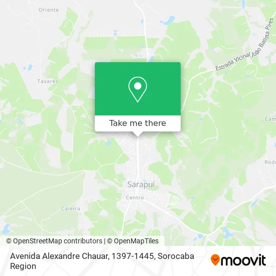 Avenida Alexandre Chauar, 1397-1445 map