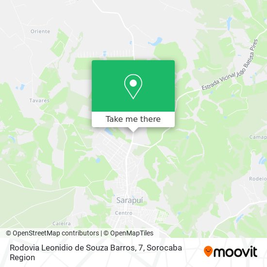 Rodovia Leonidio de Souza Barros, 7 map