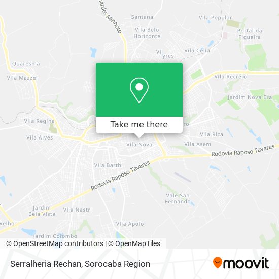 Serralheria Rechan map