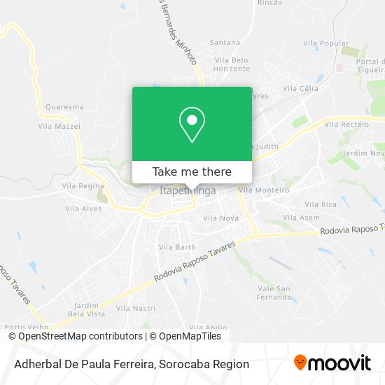 Adherbal De Paula Ferreira map