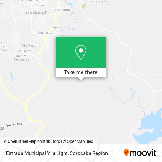 Estrada Municipal Vila Light map