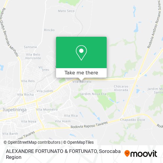 ALEXANDRE FORTUNATO & FORTUNATO map