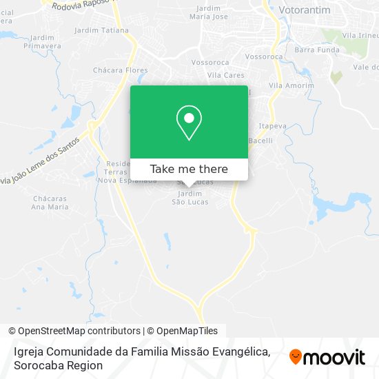 Igreja Comunidade da Familia Missão Evangélica map