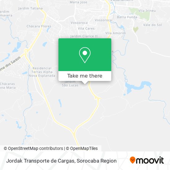 Jordak Transporte de Cargas map
