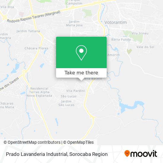 Prado Lavanderia Industrial map