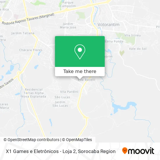 X1 Games e Eletrônicos - Loja 2 map