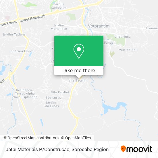 Jataí Materiais P/Construçao map