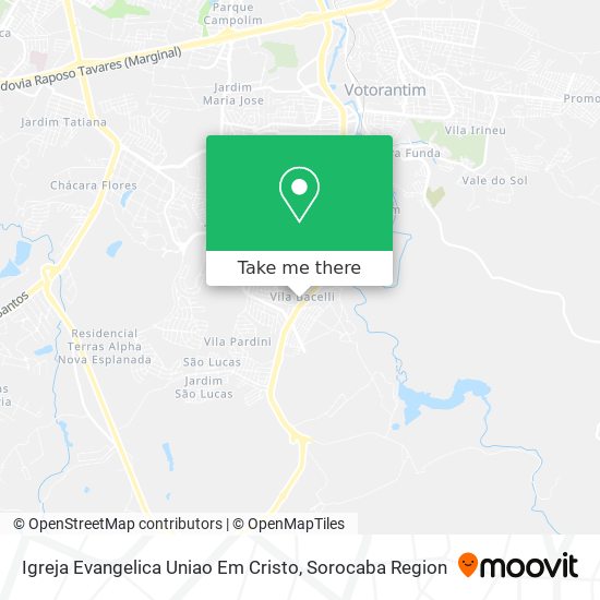 Igreja Evangelica Uniao Em Cristo map