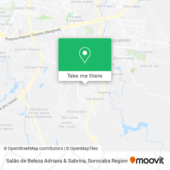 Salão de Beleza Adriana & Sabrina map