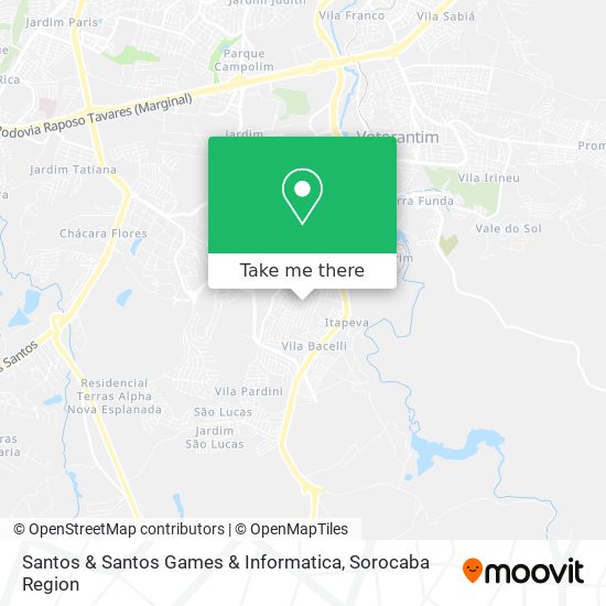 Santos & Santos Games & Informatica map