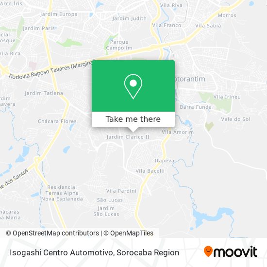 Isogashi Centro Automotivo map