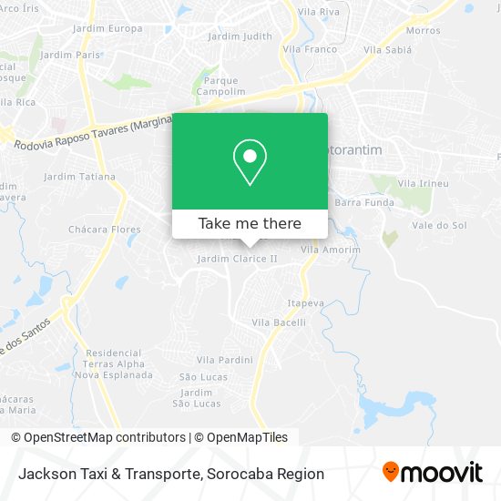 Jackson Taxi & Transporte map