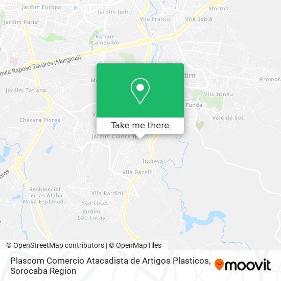Plascom Comercio Atacadista de Artigos Plasticos map