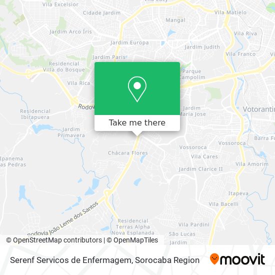 Serenf Servicos de Enfermagem map