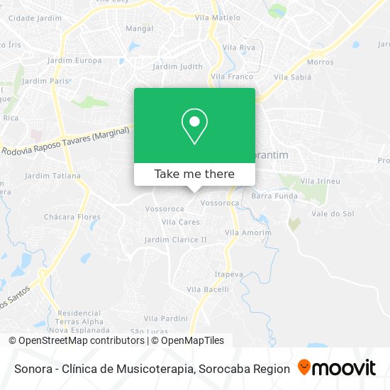 Sonora - Clínica de Musicoterapia map