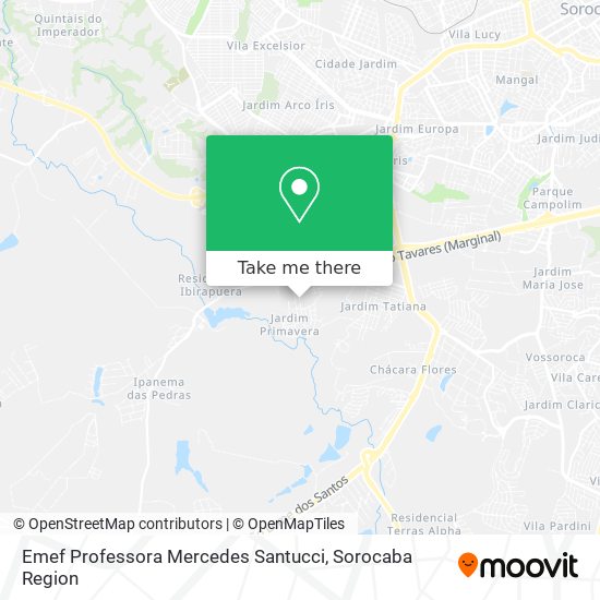 Emef Professora Mercedes Santucci map