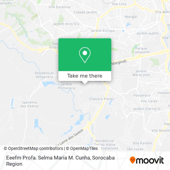 Eeefm Profa. Selma Maria M. Cunha map