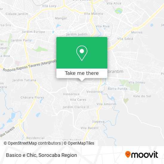 Basico e Chic map