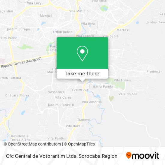 Cfc Central de Votorantim Ltda map