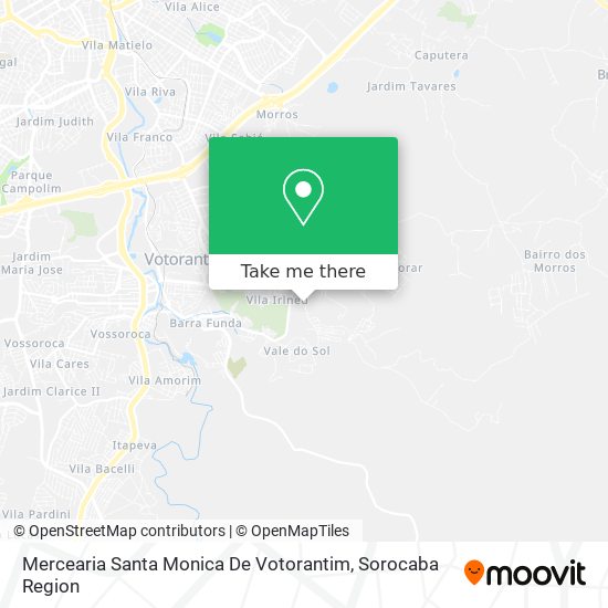 Mercearia Santa Monica De Votorantim map