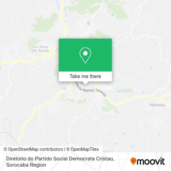 Diretorio do Partido Social Democrata Cristao map