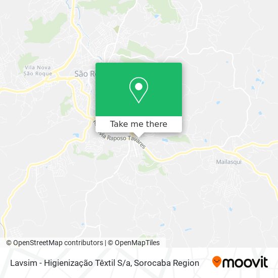 Lavsim - Higienização Têxtil S / a map