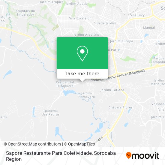 Sapore Restaurante Para Coletividade map