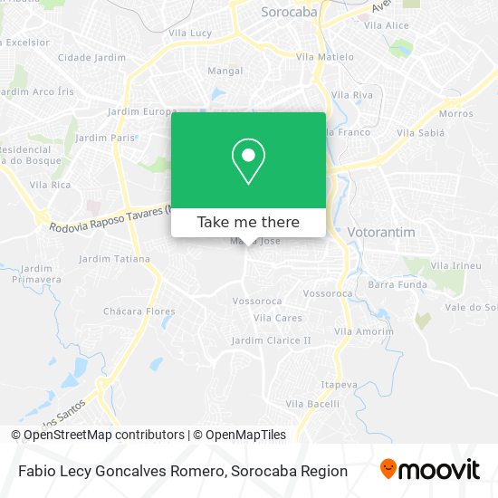 Fabio Lecy Goncalves Romero map