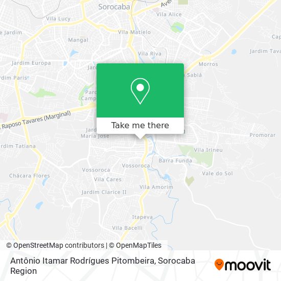 Antônio Itamar Rodrígues Pitombeira map
