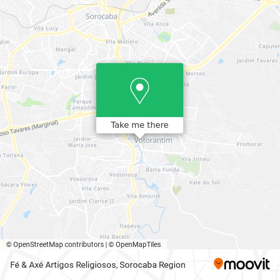Fé & Axé Artigos Religiosos map