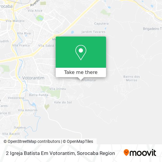 Mapa 2 Igreja Batista Em Votorantim