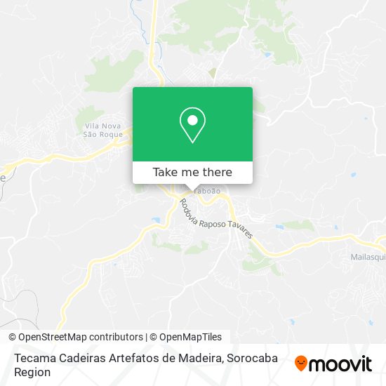 Tecama Cadeiras Artefatos de Madeira map