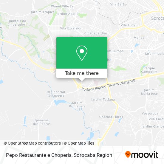 Pepo Restaurante e Choperia map