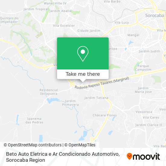 Beto Auto Eletrica e Ar Condicionado Automotivo map