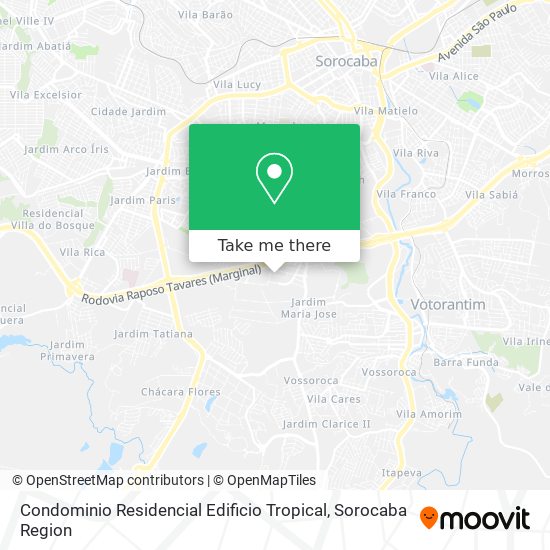 Condominio Residencial Edificio Tropical map