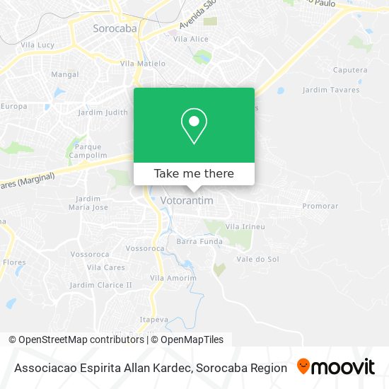 Associacao Espirita Allan Kardec map