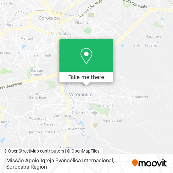 Missão Apoio Igreja Evangélica Internacional map