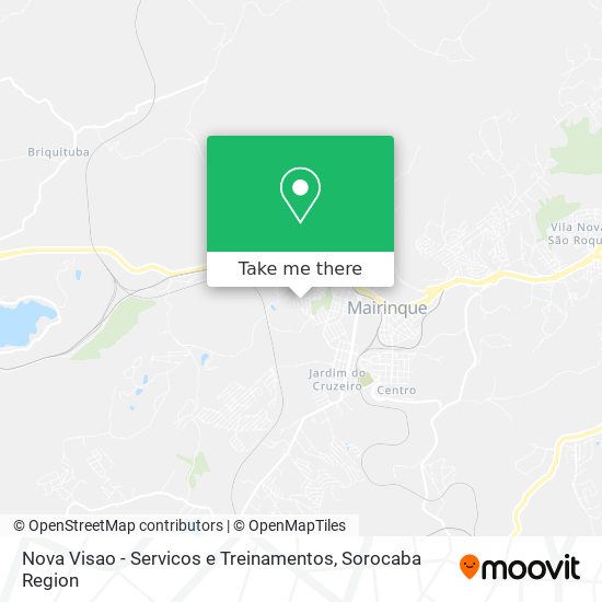 Nova Visao - Servicos e Treinamentos map