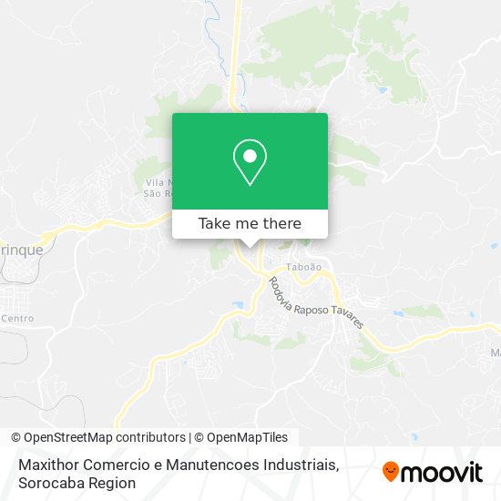 Mapa Maxithor Comercio e Manutencoes Industriais