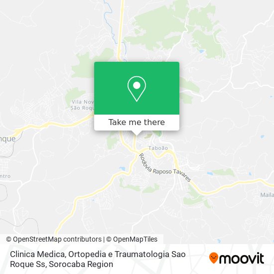 Clinica Medica, Ortopedia e Traumatologia Sao Roque Ss map