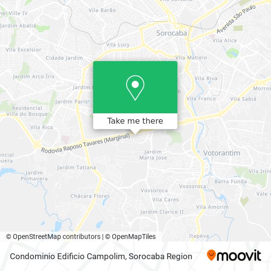 Condominio Edificio Campolim map