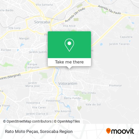 Rato Moto Peças map