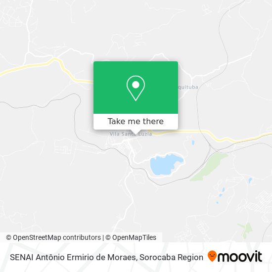 Mapa SENAI Antônio Ermirio de Moraes