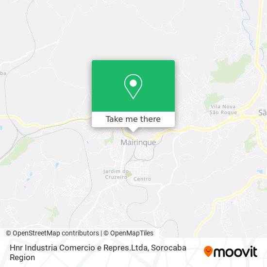 Hnr Industria Comercio e Repres.Ltda map