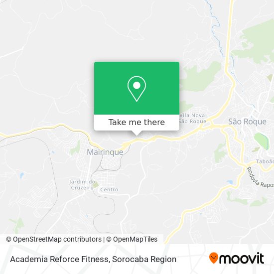 Mapa Academia Reforce Fitness