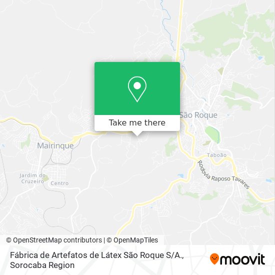 Fábrica de Artefatos de Látex São Roque S / A. map