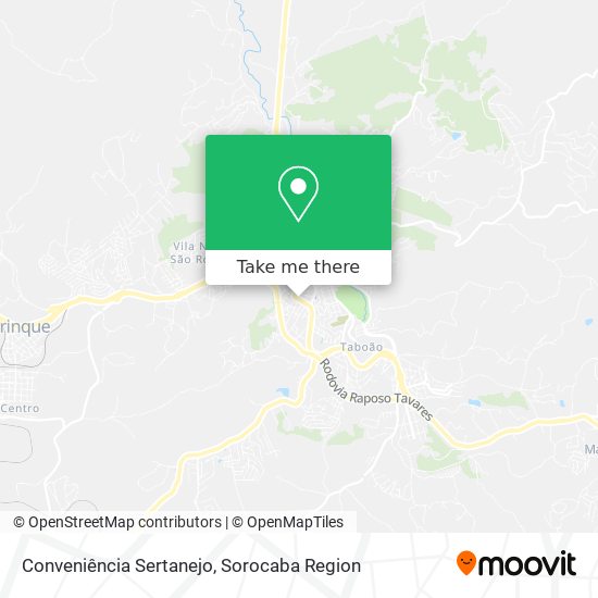 Conveniência Sertanejo map