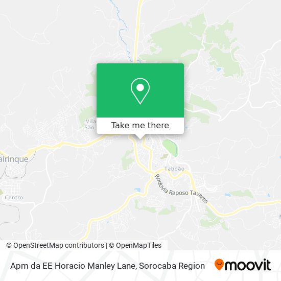 Apm da EE Horacio Manley Lane map