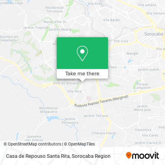 Casa de Repouso Santa Rita map