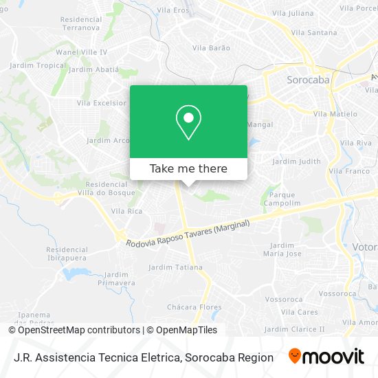 J.R. Assistencia Tecnica Eletrica map